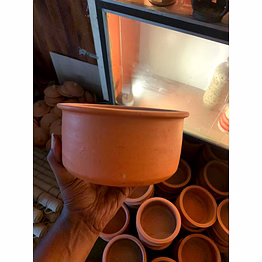 claycloud terracotta clay curd pot - embrace authentic clay cooking