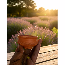 claycloud premium hexagonal terracotta kulfi pot for bulk dessert production
