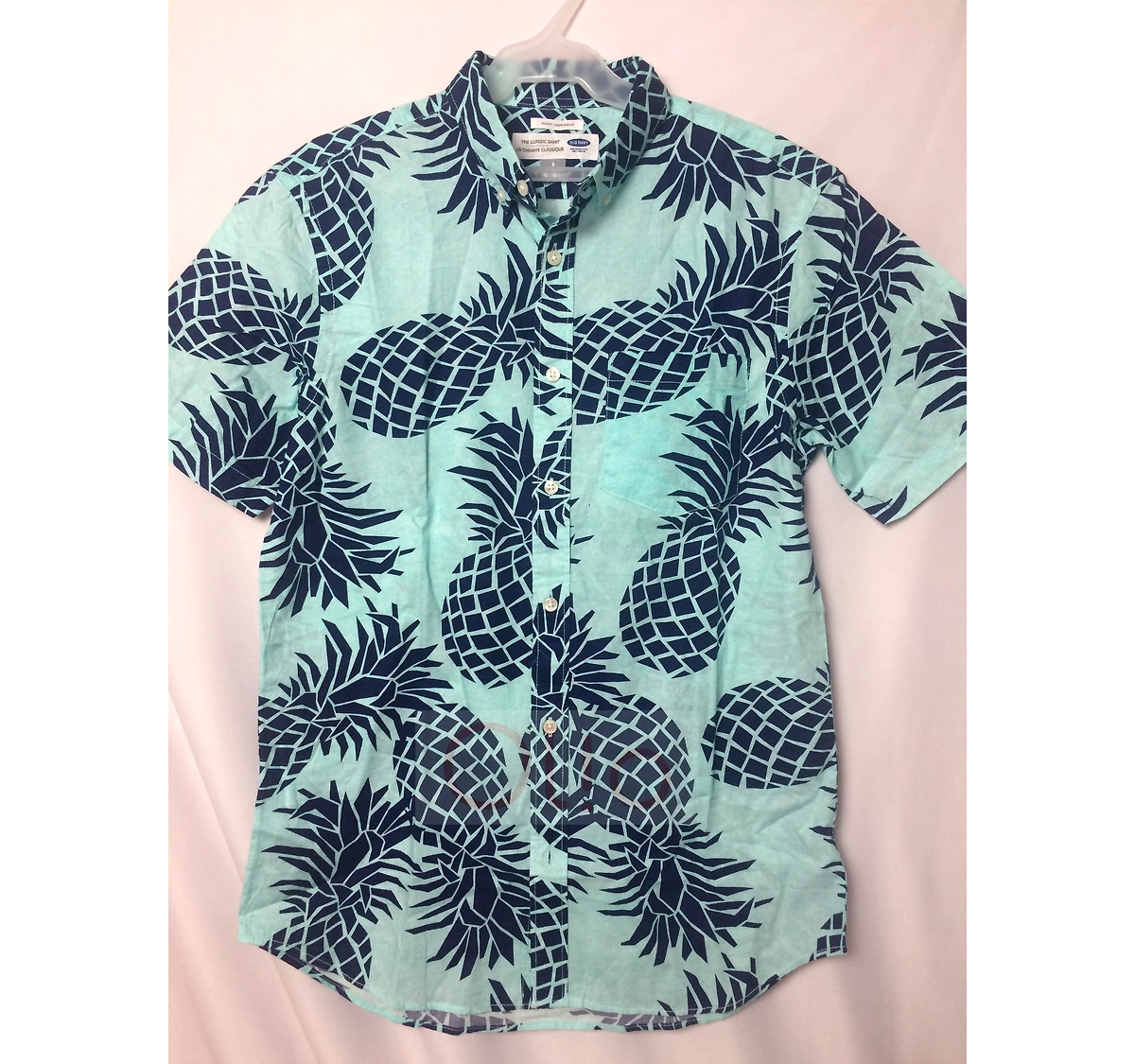 old navy pineapple shirt