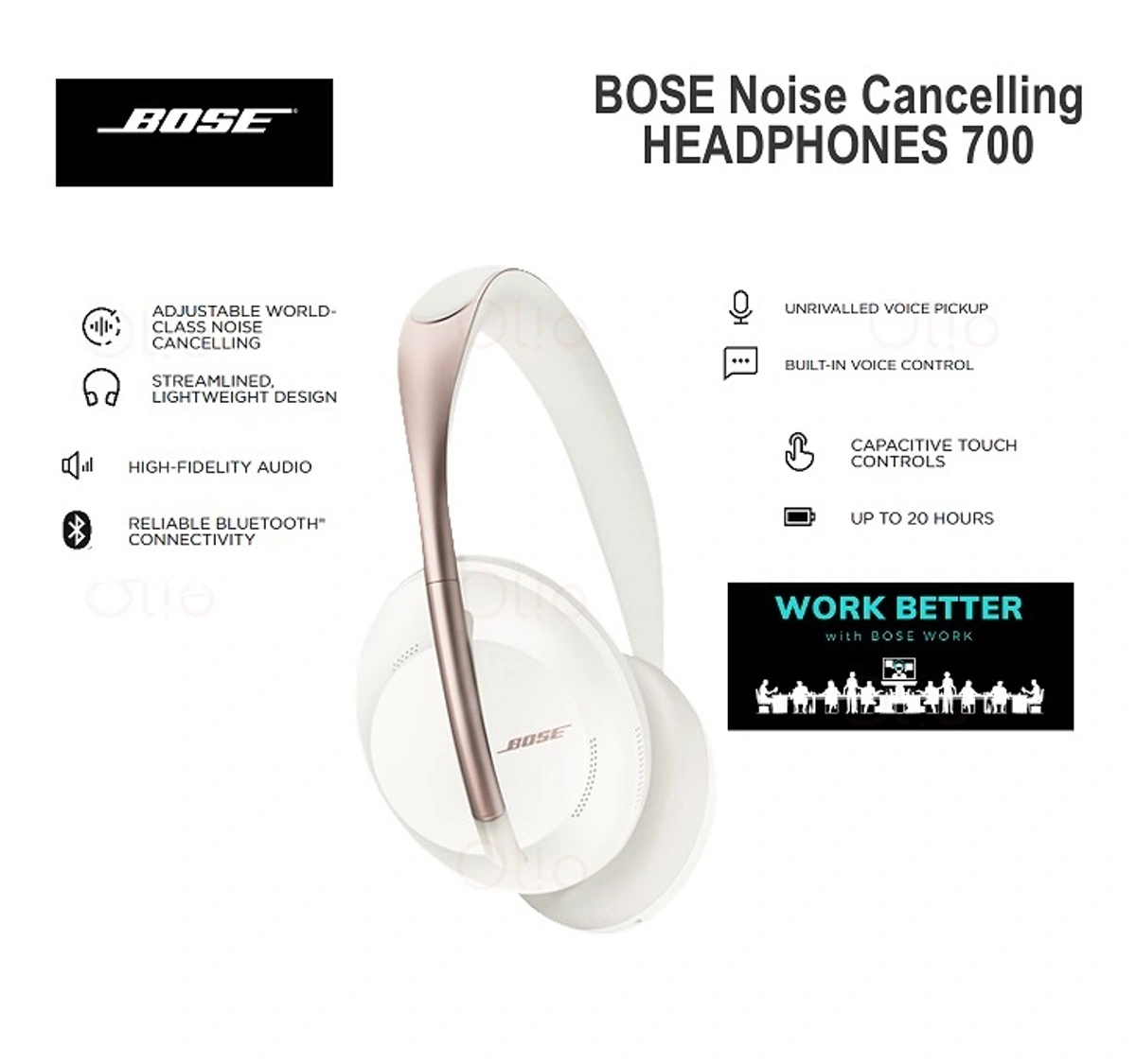 Bose Noise Cancelling Wireless Bluetooth Headphones 700, with Alexa Voice  Control, Soapstone