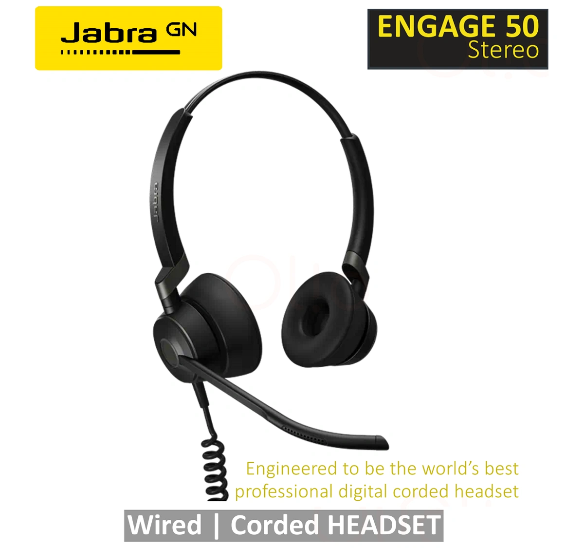 Jabra ENGAGE 50 Professional True Digital Intelligent Wired