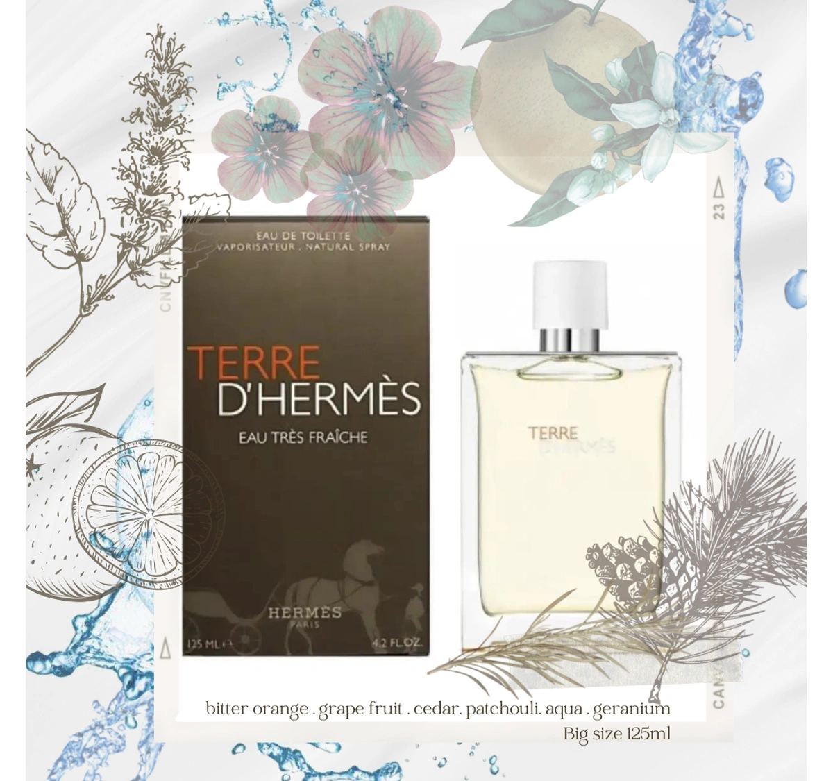 Hermes terre fraiche hot sale