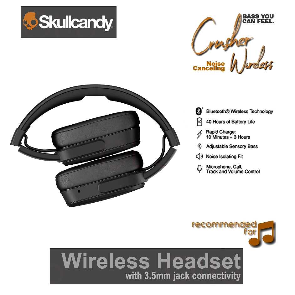 Crusher wireless bluetooth discount pairing