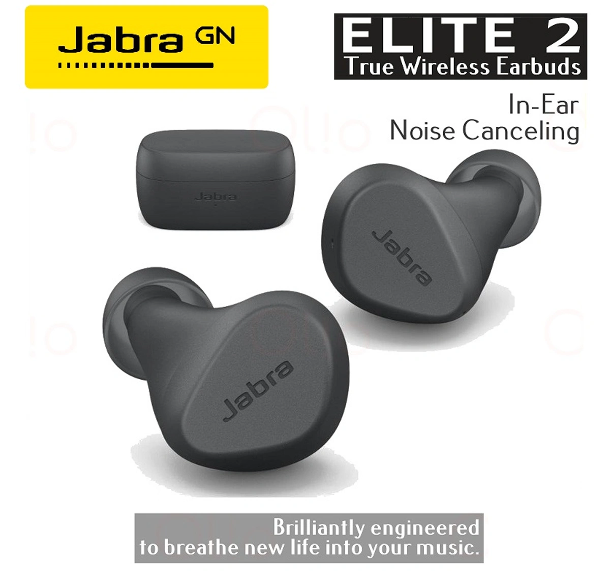 Mok campus Beperkt JABRA ELITE 2 True Wireless Earbuds In-Ear TWS Bluetooth Noise Isolating |  Olio