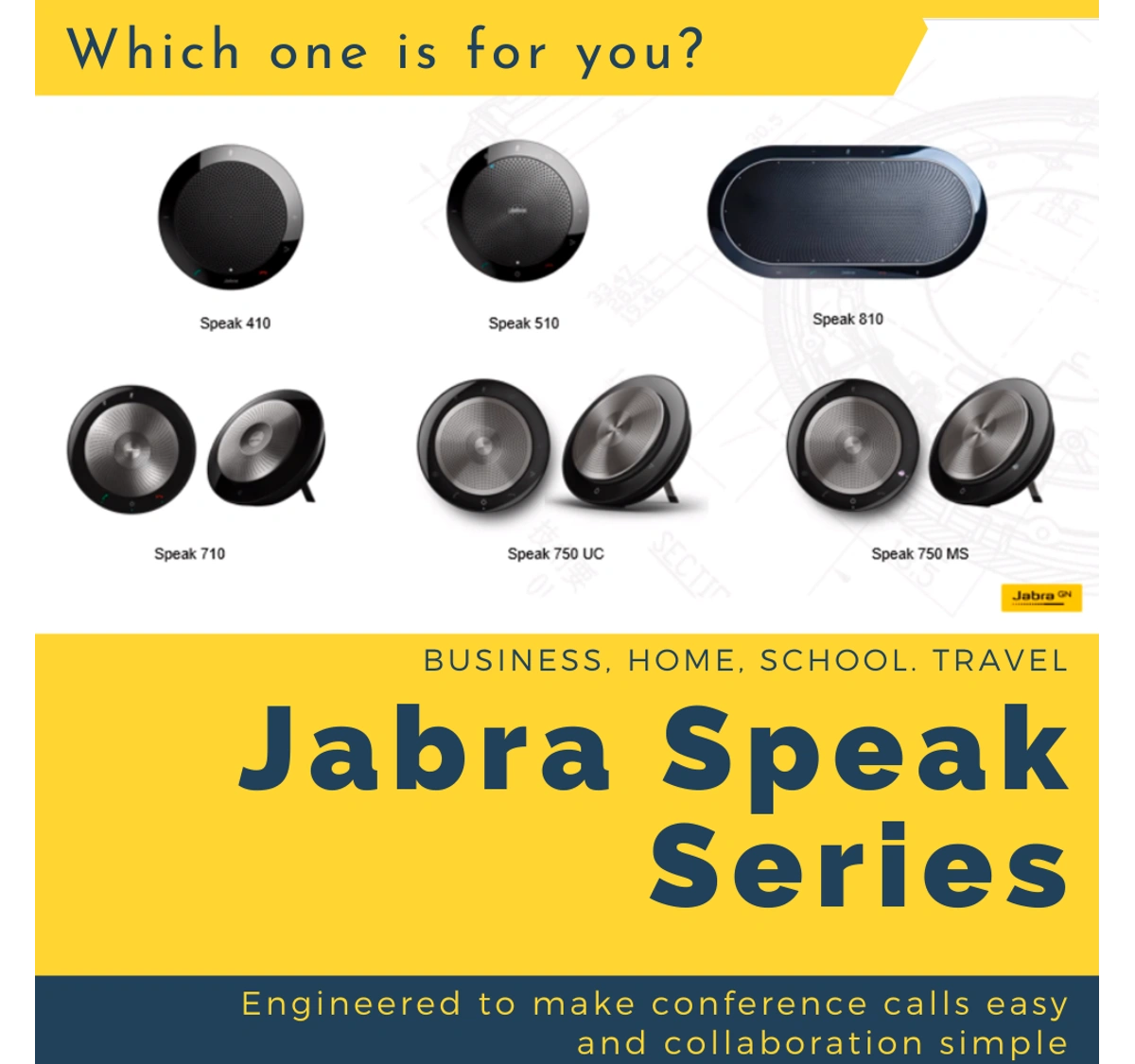 Jabra Speak 710 Speakerphone (Wireless)