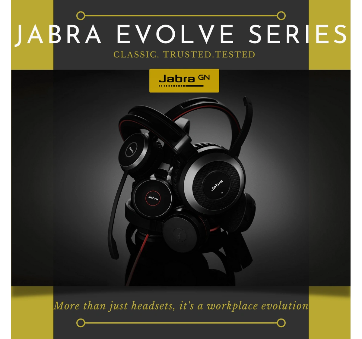 Jabra Evolve 80 Duo UC Headset with Active Noise Cancelling
