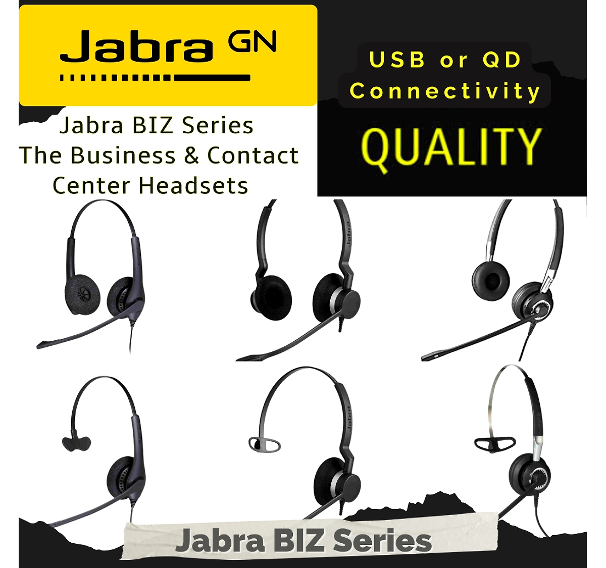 JABRA Headsets (BIZ Series - 1100, 1500, 2300, 2400) Noise JABRA Headsets (BIZ Series - 1100, 1500, 2300, 2400) Noise