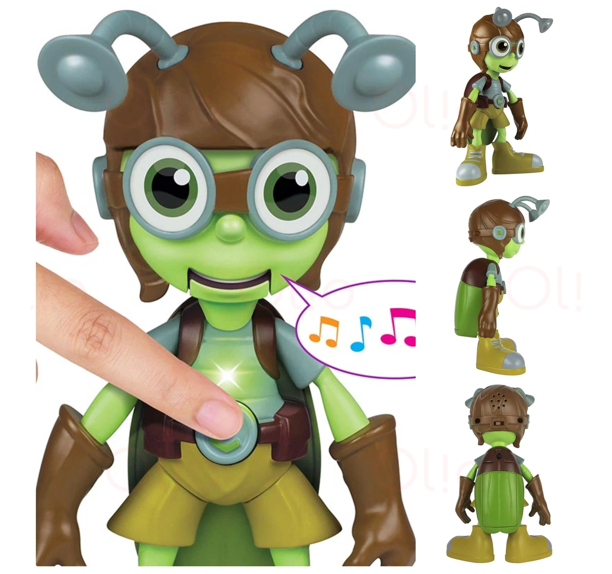 AUTHENTIC BEAT BUGS SINGING CRICK Collectible Interactive Figure Toy Olio