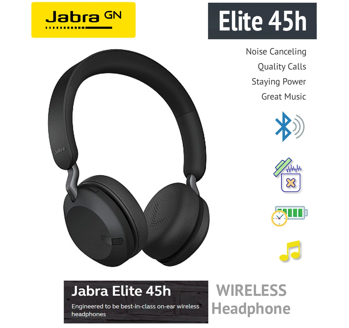 Jabra gn wireless discount headphones