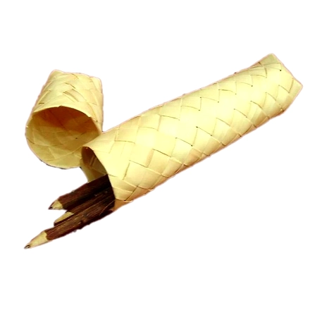 palm Leaf pencil box Cream Color-147