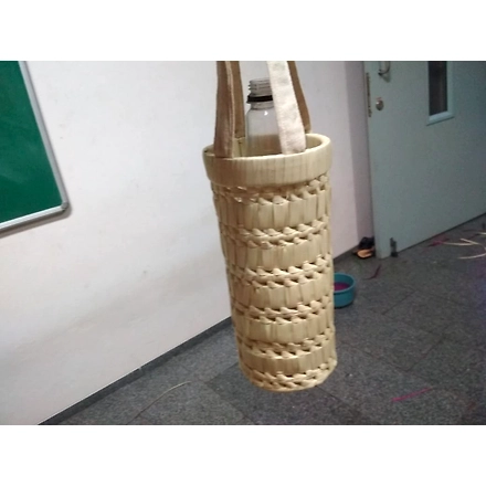 palm Leaf Water Bottle Cream Color-220