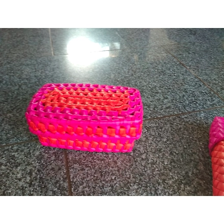 Palm Leaf Chocolate Box Pink &amp; Orange Color-231