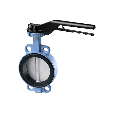 5mm Cast Steel Wafer Type Butterfly Valve-4