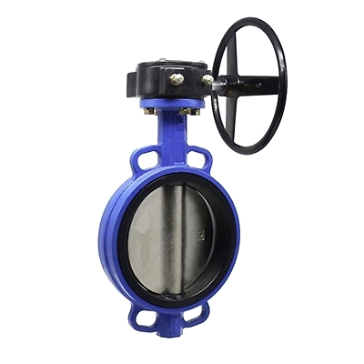 5mm Cast Steel Wafer Type Butterfly Valve-3