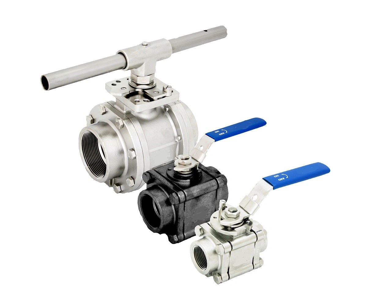 Hot Selling Cast Iron 15mm 1Piece Screwed Ends Full Bore Ball Valve For Agriculture and Chemical Industries-1