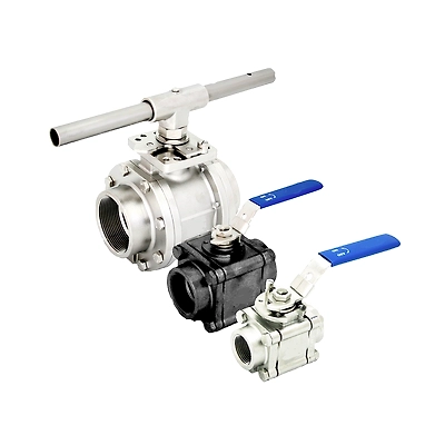 Cast Iron 15mm Screwed Ends Full Bore Ball Valve For Agriculture and Chemical Industries-1