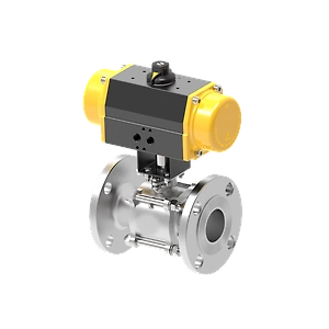 Single Acting Pneumatic Actuator Ball Valve
