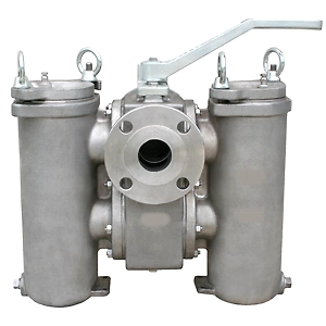 Duplex Strainer SS316L for Continuous Filtration