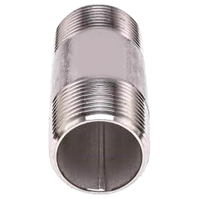 Stainless Steel Thread Pipe Fitting NPT/BSP SS304 Stainless Steel Extension Nipple Pipe Fittings-5