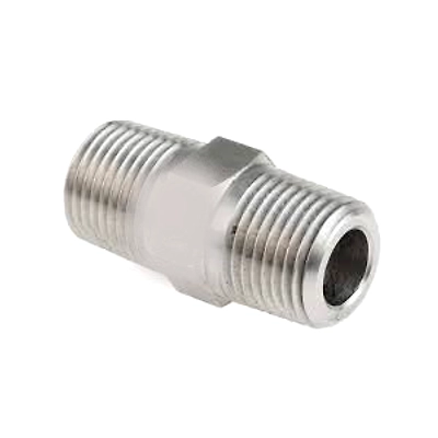 Stainless Steel Thread Pipe Fitting NPT/BSP SS304 Stainless Steel Extension Nipple Pipe Fittings-4
