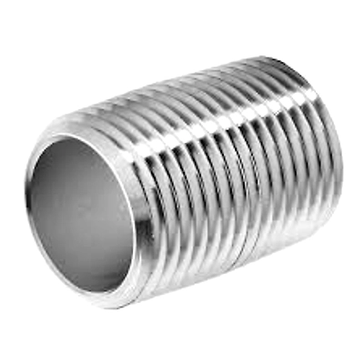 Stainless Steel Thread Pipe Fitting NPT/BSP SS304 Stainless Steel Extension Nipple Pipe Fittings-1