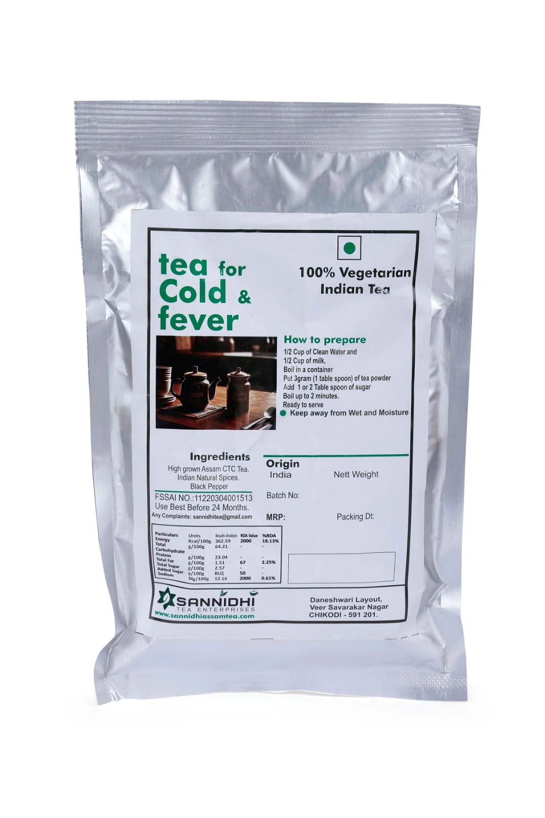 Tea For Cold &amp; Fever 250g-12532794