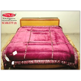 TITLIS Double Bed Quilts - Scarlett DB (6 Quilts Carton)