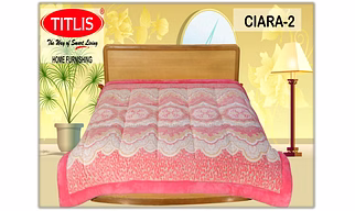 TITLIS Single Bed Quilts - Ciara SB (10 Quilts Carton)