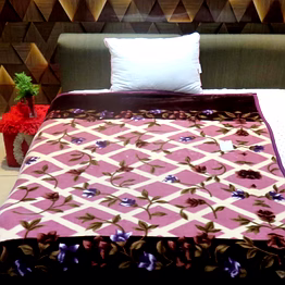 titlis single bed 2.7 kg. blanket - glitter minzo sb (16 blankets carton of assorted colors and designs)