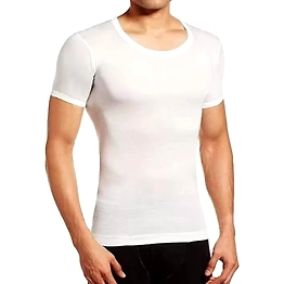 RED HILL Men’s Cotton Vest with Sleeves – Breathable Innerwear | 100% Combed Cotton