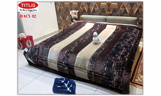 TITLIS Single Bed Quilts - Gracy SB (10 Quilts Carton)