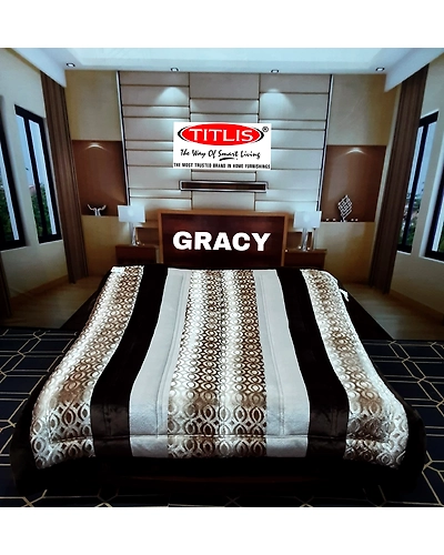 TITLIS Single Bed Quilts - Gracy SB (10 Quilts Carton)-4