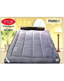 TITLIS Single Bed Reversible Quilts - Piano SB (10 Quilts Carton)
