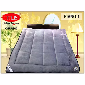 TITLIS Single Bed Reversible Quilts - Piano SB (10 Quilts Carton)