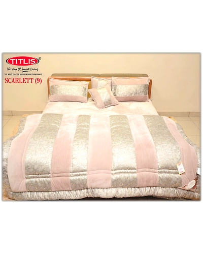 TITLIS Double Bed Quilts - Scarlett DB (6 Quilts Carton)-3