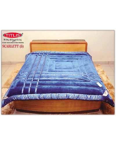 TITLIS Double Bed Quilts - Scarlett DB (6 Quilts Carton)-4