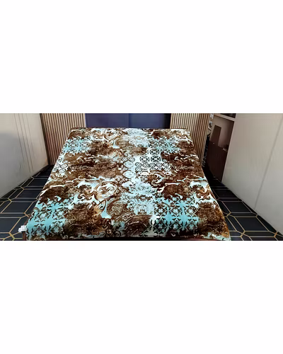 TITLIS Double Bed 4 Kg. Blanket - Glitter Minzo DB (12 blankets carton of assorted colors and designs)-1