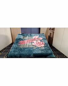 TITLIS Single Bed 2.7 Kg. Blanket - Glitter Minzo SB (16 blankets carton of assorted colors and designs)