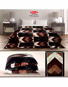 TITLIS Single Bed 2.8 Kg. Blanket - Matrix SB (16 blankets carton of assorted colors and designs)
