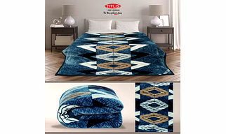 TITLIS Double Bed 2.8 Kg. Blanket - Oscar DB (16 blankets carton of assorted colors and designs)