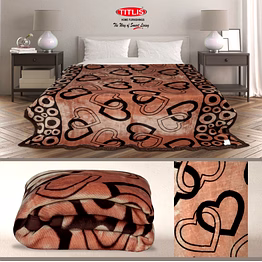 titlis double bed 2.8 kg. blanket - rydey db (16 blankets carton of assorted colors and designs)