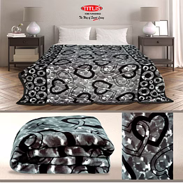 titlis single bed 1.8 kg. blanket - rydey sb (20 blankets carton of assorted colors and designs)