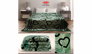 TITLIS Double Bed 2.8 Kg. Blanket - Rydey DB (16 blankets carton of assorted colors and designs)