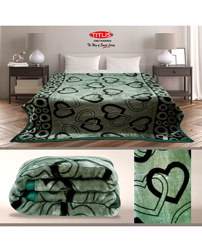 TITLIS Single Bed 1.8 Kg. Blanket - Rydey SB (20 blankets carton of assorted colors and designs)-6