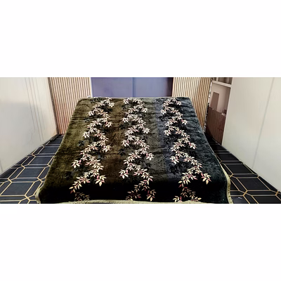 titlis 2 ply single bed 3.6 kg. blanket - ultima sb (14 blankets carton of assorted colors and designs)