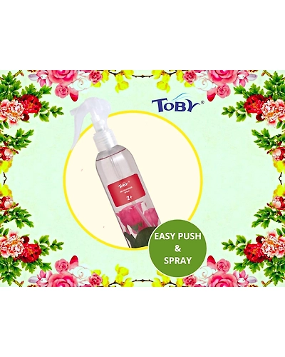 Toby Air Freshener Spray - Sandal (270 ml) | Transparent Bottle | Long-Lasting Sandalwood Fragrance-Ardaas-2