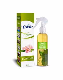 Toby Air Freshener Spray | Long-Lasting Fragrance | Transparent Bottle (270 ml)