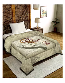 Monte Carlo Single Bed Blanket - PEARL (2 Ply, Ultra Soft)