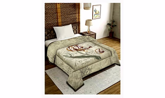 Monte Carlo Single Bed Blanket - PEARL (2 Ply, Ultra Soft)