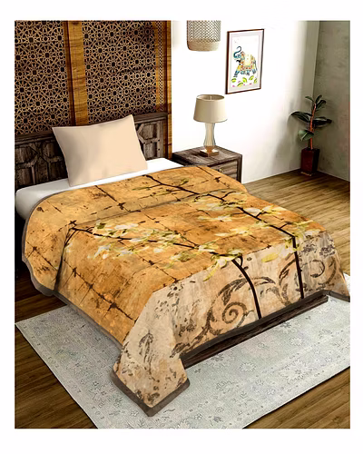 Monte Carlo Single Bed Blanket - PEARL (2 Ply, Ultra Soft)-2